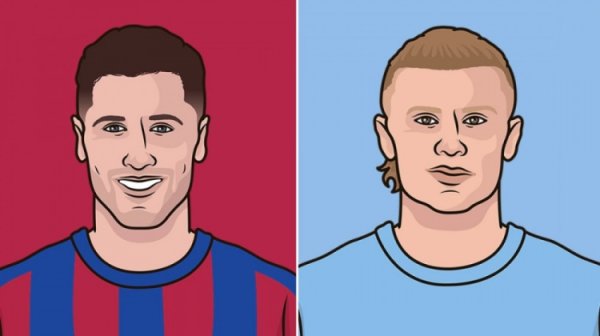 Champions League player goals list since the 2019-20 season: Lewandowski s first 52 goals, Haaland s second 50 goals